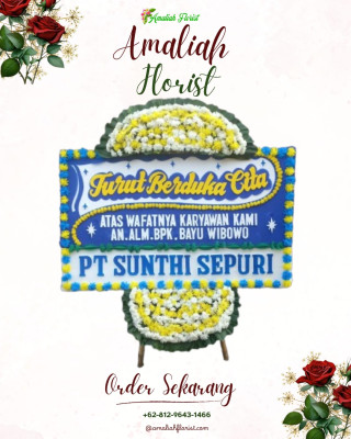 Papan Bunga Duka di Jenggawah