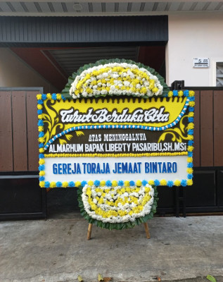 Papan Bunga Duka di Jenggawah