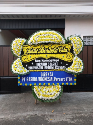 Papan Bunga Duka di Jenggawah