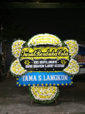 Papan Bunga Duka di Jenggawah
