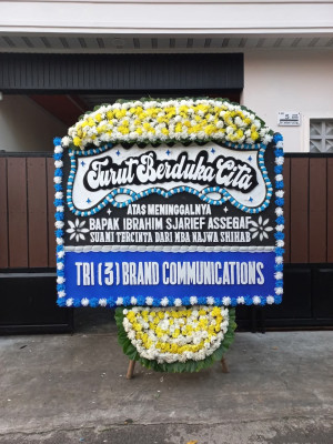 Papan Bunga Duka di Jenggawah